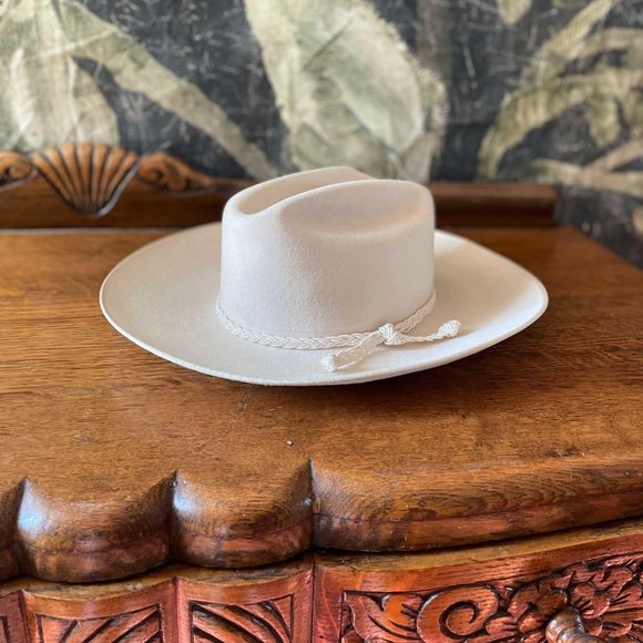 vintage 60s HBC felted wool 'stampede' cowboy hat - size 6 5/8 - Picture 8 of 8